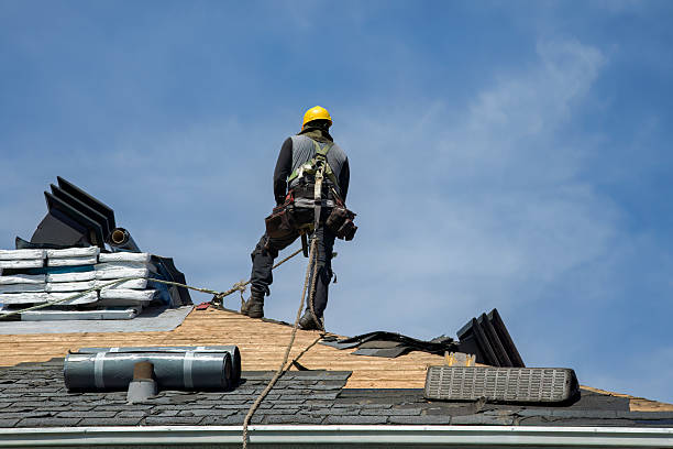 Professional Roofing technician working in Bellwood, VA